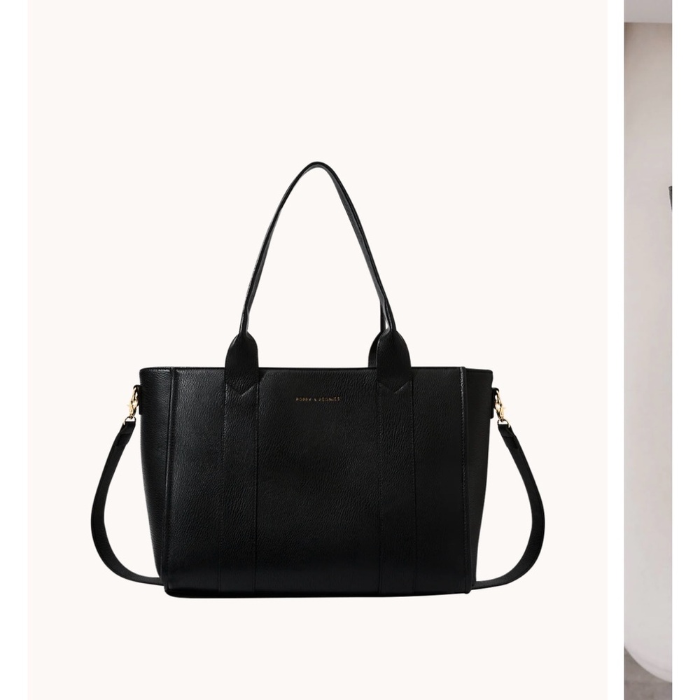 Poppy & Peonies Black multitasker